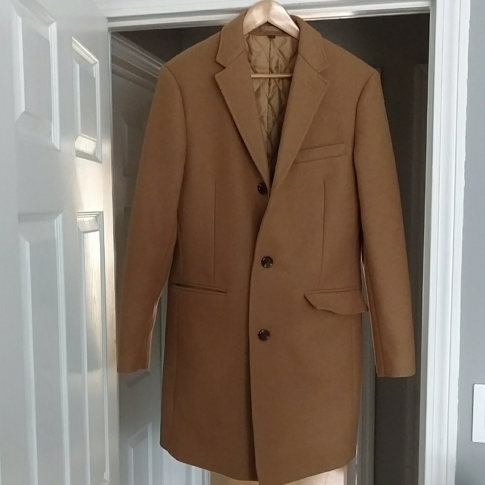 J.Crew camel topcoat